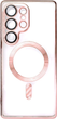 Etui Wozinsky Electroplated Case Magsafe do Samsung Galaxy S25+ Pink (5907769370342) - obraz 1