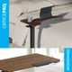 Приставной стол с регулировкой высоты и наклоном столешницы OfficePro ODM320DW Dark Wood/Black - изображение 10