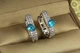 Серьги Xuping Jewelry Догма с голубым камнем 2 см серебристые - изображение 2