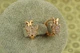 Серьги детские Xuping Jewelry Две бабочки 1,4 см золотистые - изображение 2