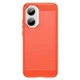 Чехол Polished Carbon для Xiaomi Poco F7 red - изображение 1
