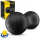 М'яч для фітнесу (арахіс) 4FIZJO Air Ball Peanut 45 x 90 см Anti-Burst Black (P-5907739312938) - зображення 1