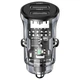 АЗУ Usams US-CC162 C31 2 Ports A+A Transparent black - изображение 1