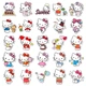 Набір наклейок стікерів Хеллоу Китти Hello Kitty 50 штук наліпки - зображення 3