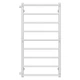 Рушникосушарка водяна Ladder П9 500х1000 Deffi нержавіюча сталь (Білий, Бокове ліве підключення) ( C.LK.100.50.9.W.B ) - зображення 1