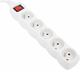 Listwa zasilająca Omega Listwa 3 m 5 gniazd White (5907595413435) - obraz 2