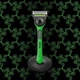 Станок для гоління чоловічий Gillette Labs Razer Gaming edition з миючим елементом дорожній футляр 5 лез 5 картриджів магнітна док-станція - зображення 2