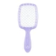 Расчёска Superbrush для нарощенных волос. Продувная, лиловый/белая - изображение 1