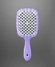 Расчёска Superbrush для нарощенных волос. Продувная, лиловый/белая - изображение 4