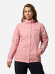 Kurtka wiatrówka damska z kapturem Columbia Arcadia Ii Jacket 1534115659 S Różowa (198711144981) - obraz 1