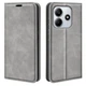 Чехол Taba Retro-Skin для Xiaomi Redmi Note 14 4G EU Version книжка с визитницей кожа PU серый - изображение 1