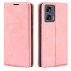 Чехол Taba Retro-Skin для Motorola Edge 50 Fusion книжка с визитницей кожа PU розовый - изображение 1