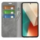 Чехол Taba Retro-Skin для Motorola Edge 50 Fusion книжка с визитницей кожа PU серый - изображение 2