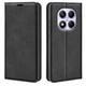 Чехол Taba Retro-Skin для Xiaomi Redmi Note 14 Pro 4G книжка с визитницей кожа PU черный - изображение 1