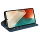 Чехол Taba Retro-Skin для Motorola Edge 50 Fusion книжка с визитницей кожа PU синий - изображение 3