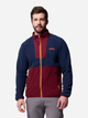 Толстовка на флісі на блискавці чоловіча Columbia Sequoia Grove Fz Fleece 2095891624 S Темно-синя (198711133060) - зображення 5