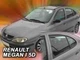 Дефлектори вікон вітровики Renault Megane 4d 5d SD HB 95-02 вставні 4шт Heko Рено Меган АМ0007793 - зображення 1