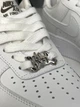 Мужские кроссовки белый Air Force 1 Low Molten Metal Silver 41 - изображение 2