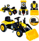 Traktor na pedaly Woopie Farmer MaxTrac Classic Lyzka-spychacz Zolty (5904326941540) (955555908337270) - Outlet - obraz 1