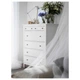 Комод ІКЕА HEMNES 108х131 см Біла пляма (60239273) - изображение 2