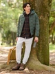 Куртка демисезонная с капюшоном мужская Uniqlo 840720135 S Зеленая (1159845088) - изображение 3