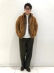 Куртка Шерпа демисезонная мужская Uniqlo 40056137 S Коричневая (1159845086) - изображение 3