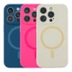 Чохол Glow Silicone Case Full Camera with Magsafe для iPhone 15 Pro Max Колір Blue - изображение 2