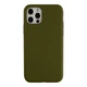Чохол Soft Silicone Case Full Size для iPhone 12/12 Pro Колір 45.Army Green - изображение 1