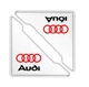 Защита углов двери Audi 2шт силикон 45х55мм прозрачные - изображение 1