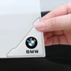 Защита углов двери BMW 2шт силикон 45х55мм прозрачные - изображение 2