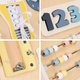Drewniana tablica manipulacyjna EcoToys XL 2557 (5905817008988) - obraz 7