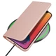 Чехол-книжка Dux Ducis с карманом для визиток для Apple iPhone 12 Pro Max Rose Gold - изображение 7
