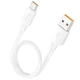 Дата кабель Hoco X96 Hyper USB to Type-C 100W (0.25m) White - зображення 4