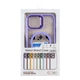 Чохол TPU+PC+Metal Stand Case with MagSafe and Camera Lenses для iPhone 12/12 Pro Колір Dark Purple - зображення 9