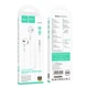 Наушники (проводные) Hoco для M109 Pure joy wire control earphones with microphone 3.5mm White - изображение 9