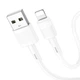 Кабель Hoco для X83 iP Victory charging data cable (L=1M) White - изображение 6