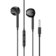 Наушники (проводные) Hoco для M101 Crystal joy wire-controlled earphones with microphone 3.5mm Black - изображение 1
