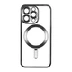 Чохол TPU Metallic Full Camera with Magsafe для iPhone 11 Колір Black - изображение 1