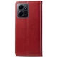 Чохол-книжка Epik Elegant на Xiaomi Redmi Note 12 4G Червоний - зображення 2