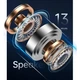 Беспроводные наушники USAMS Earbuds XH09, TWS, BT5.1, 35mAh, 300mAh, 5.5h, blue - изображение 2
