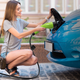 Мобільний зарядний пристрій для електромобілів Qoltec EV з регулюванням 2 в 1 Type 2 3.5 кВт 5 м (5901878524689) - зображення 10