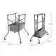 Столик для пеленания с ванночкой Kinderkraft Bubbly Grey (KABUBB00GRY0000) (5902533929047) - изображение 8