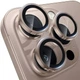 Металлическое защитное стекло на камеру для Apple iPhone 16 Pro Max (Золотой / Desert Gold) Epik (211137) - изображение 2