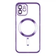 Чохол TPU Metallic Full Camera with Magsafe для iPhone 12 Колір Purple - изображение 1