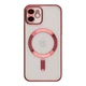 Чохол TPU Metallic Full Camera with Magsafe для iPhone 12 Колір Red - изображение 1