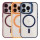 Чохол TPU+PC+Metal Stand Case with MagSafe and Camera Lenses для iPhone 16 Pro Max Колір Purple - зображення 2