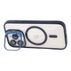 Чохол TPU+PC+Metal Stand Case with MagSafe and Camera Lenses для iPhone 16 Pro Max Колір Purple - зображення 15