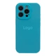 Чохол Silicone Case Full Size with Frame для iPhone 16 Pro Max Колір 70.Deep Navy - изображение 15