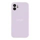Чохол Silicone Case Full Size with Frame для iPhone 12 Колір 83.Lilac Purple - изображение 1
