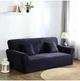 Захисний чохол на тримісний диван Diana Textile Plush Velvet, 190x230 см, Синій - зображення 5